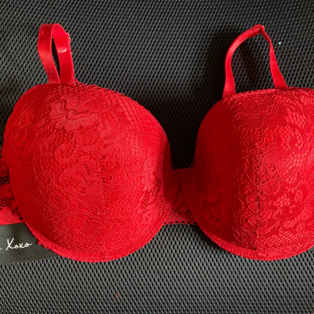 XOXO Bra 40C Beautiful Lace Comfortable Lightly Padded NWOT